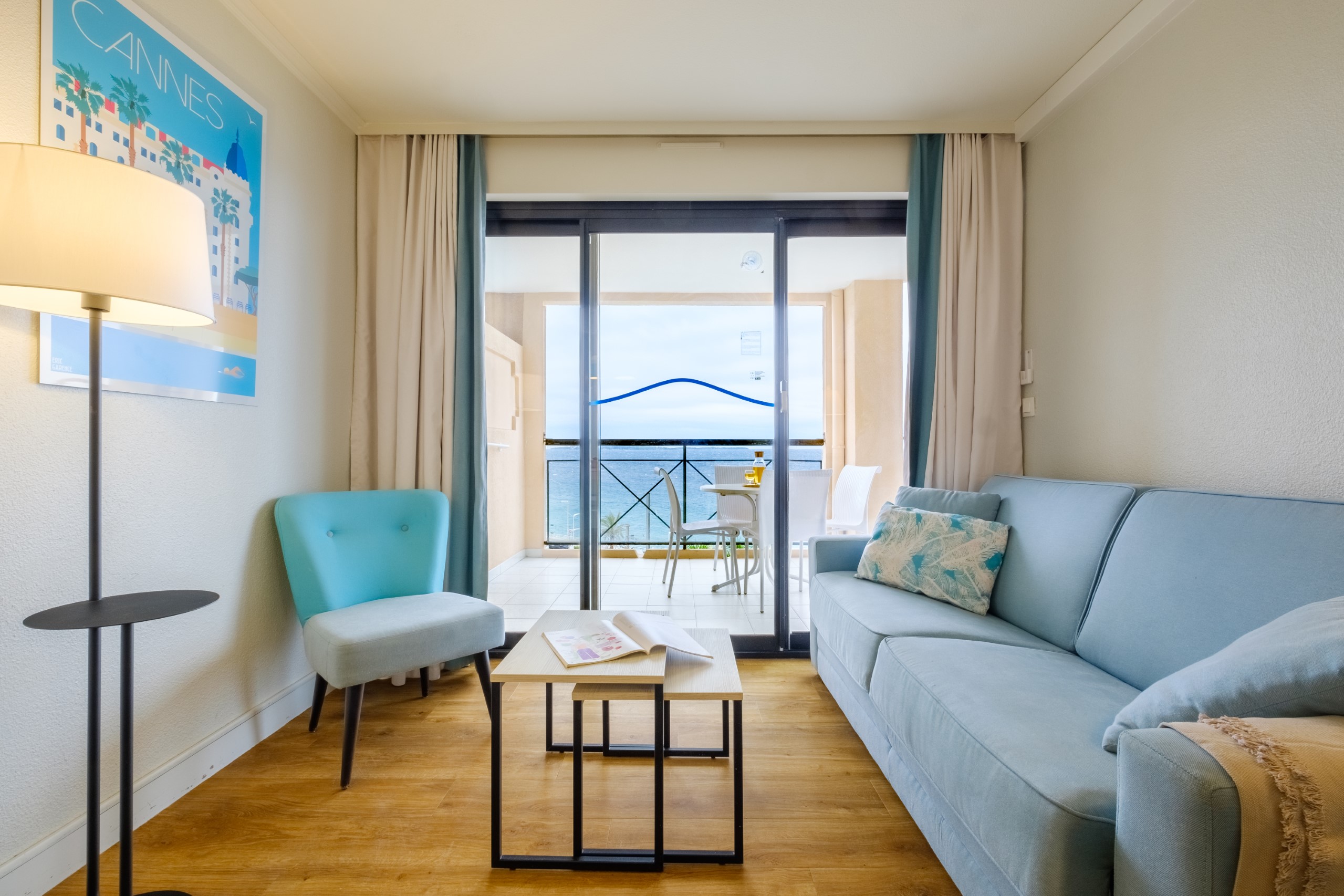 Cannes Verrerie S4p A/C Sea View