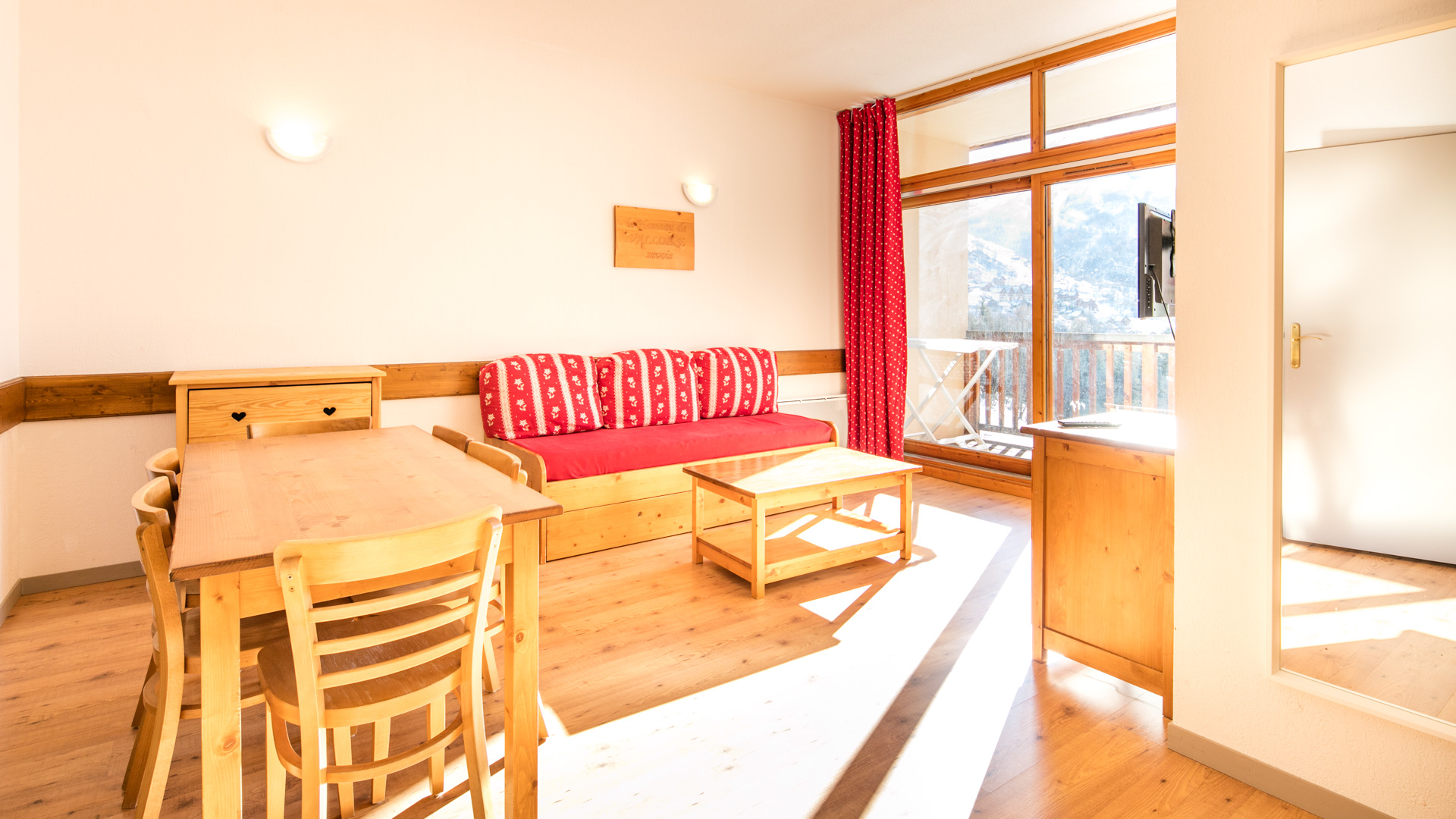 Le Hameau de Valloire 2p6p Coin Nuit